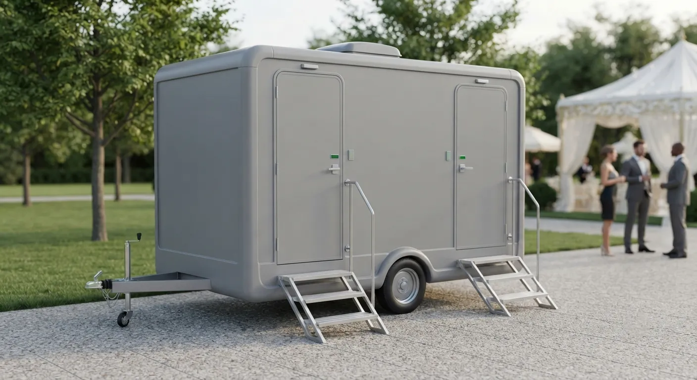 2 Stall Restroom Trailer in Pontiac, MI