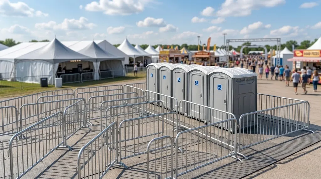 Crowd Control Barrier Rental in Pontiac, MI