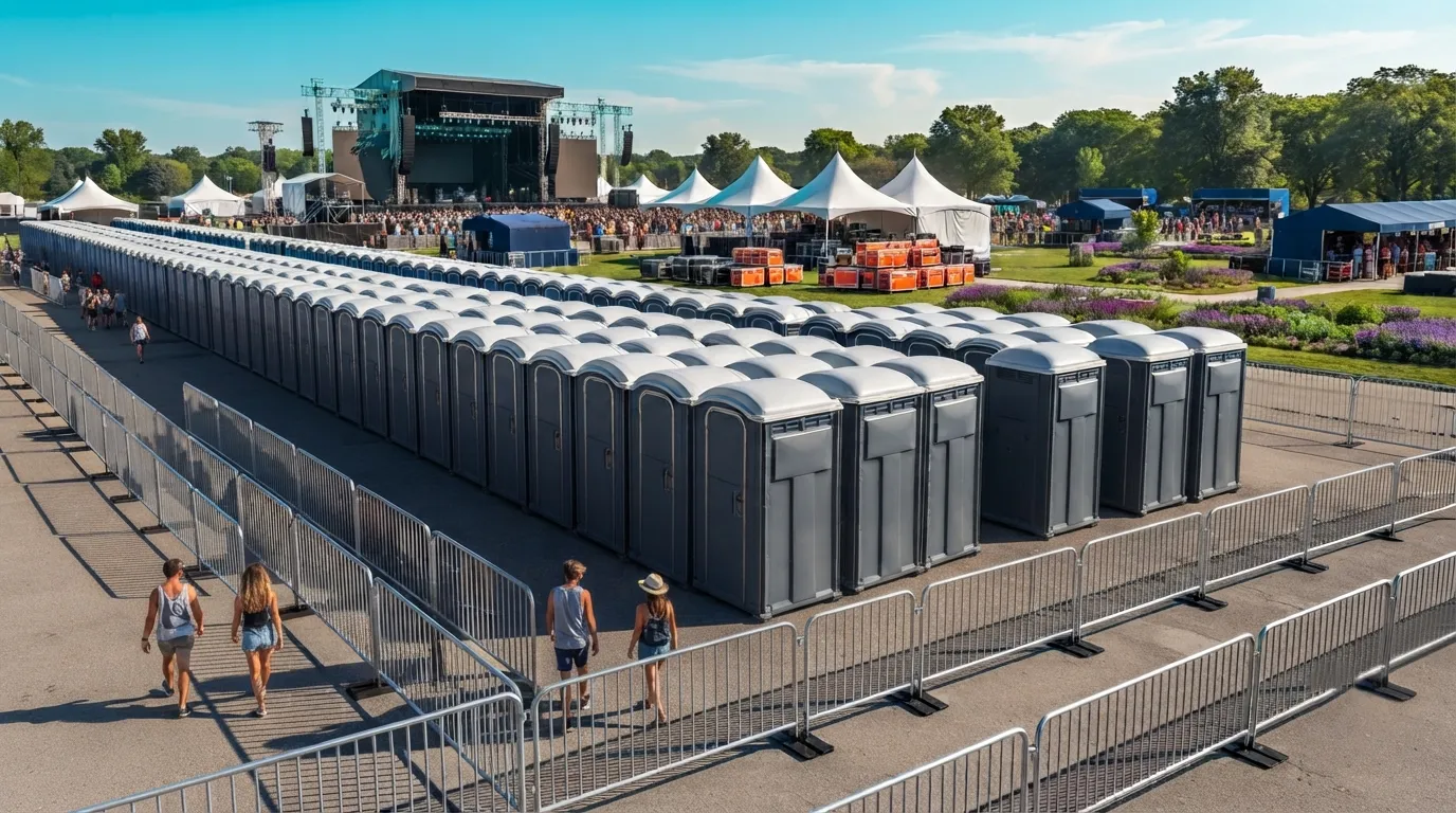 Festival Restroom Rental in Pontiac, MI